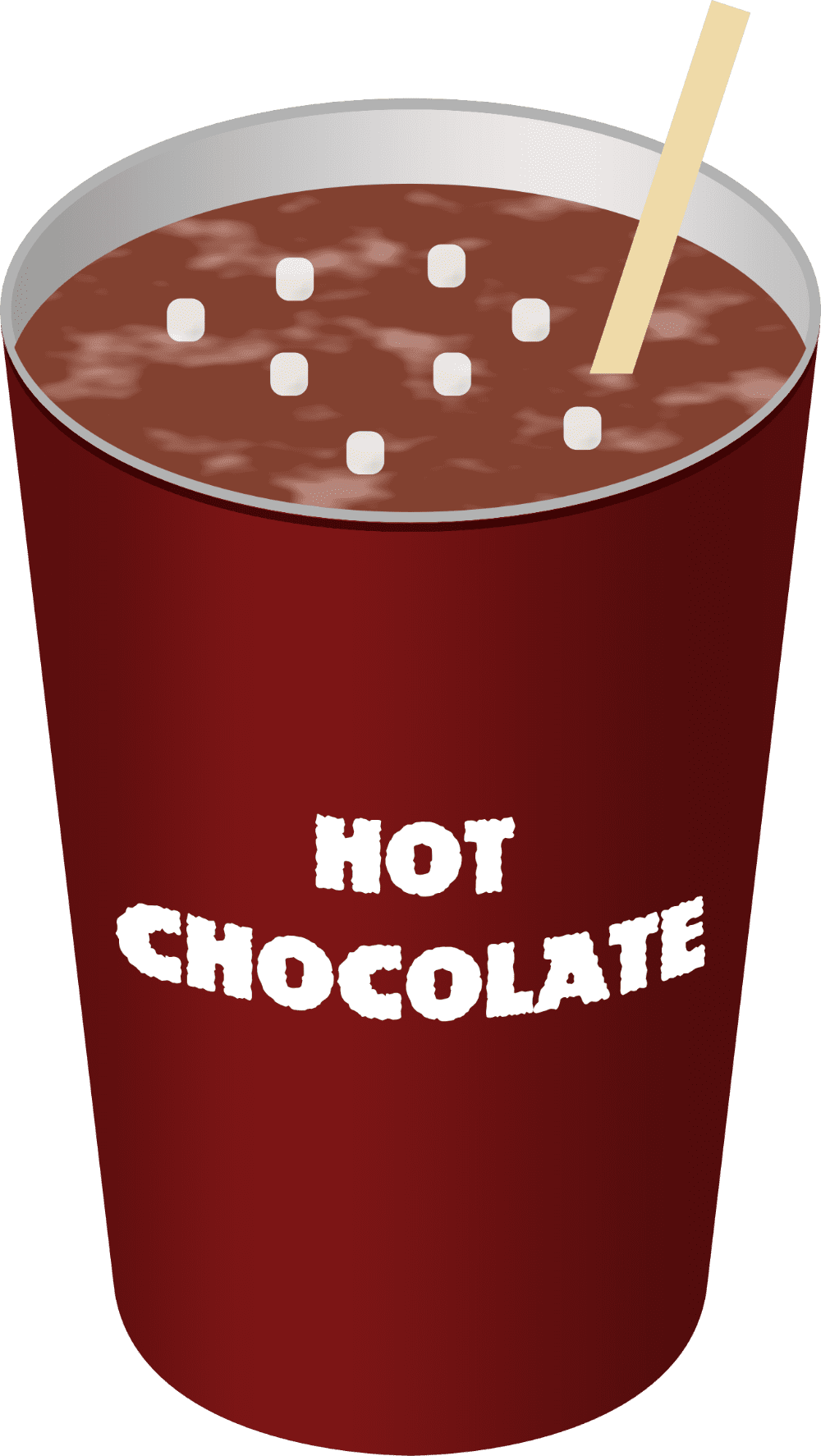 Snack background hot chocolate clipart