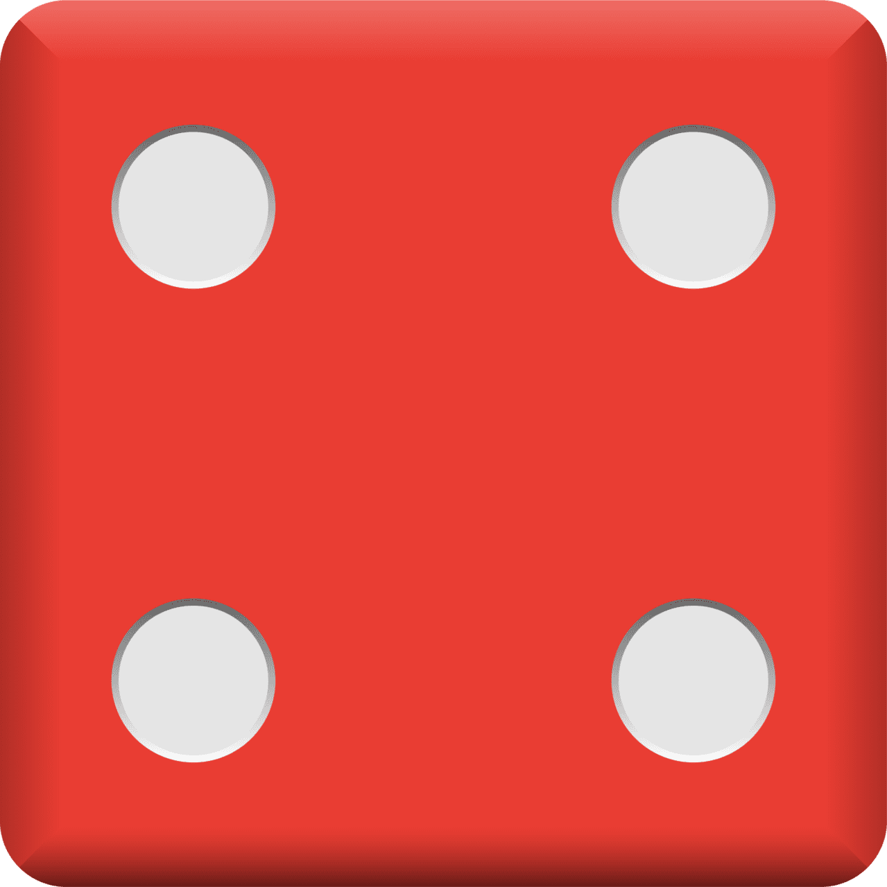 Casino dice clipart design vector