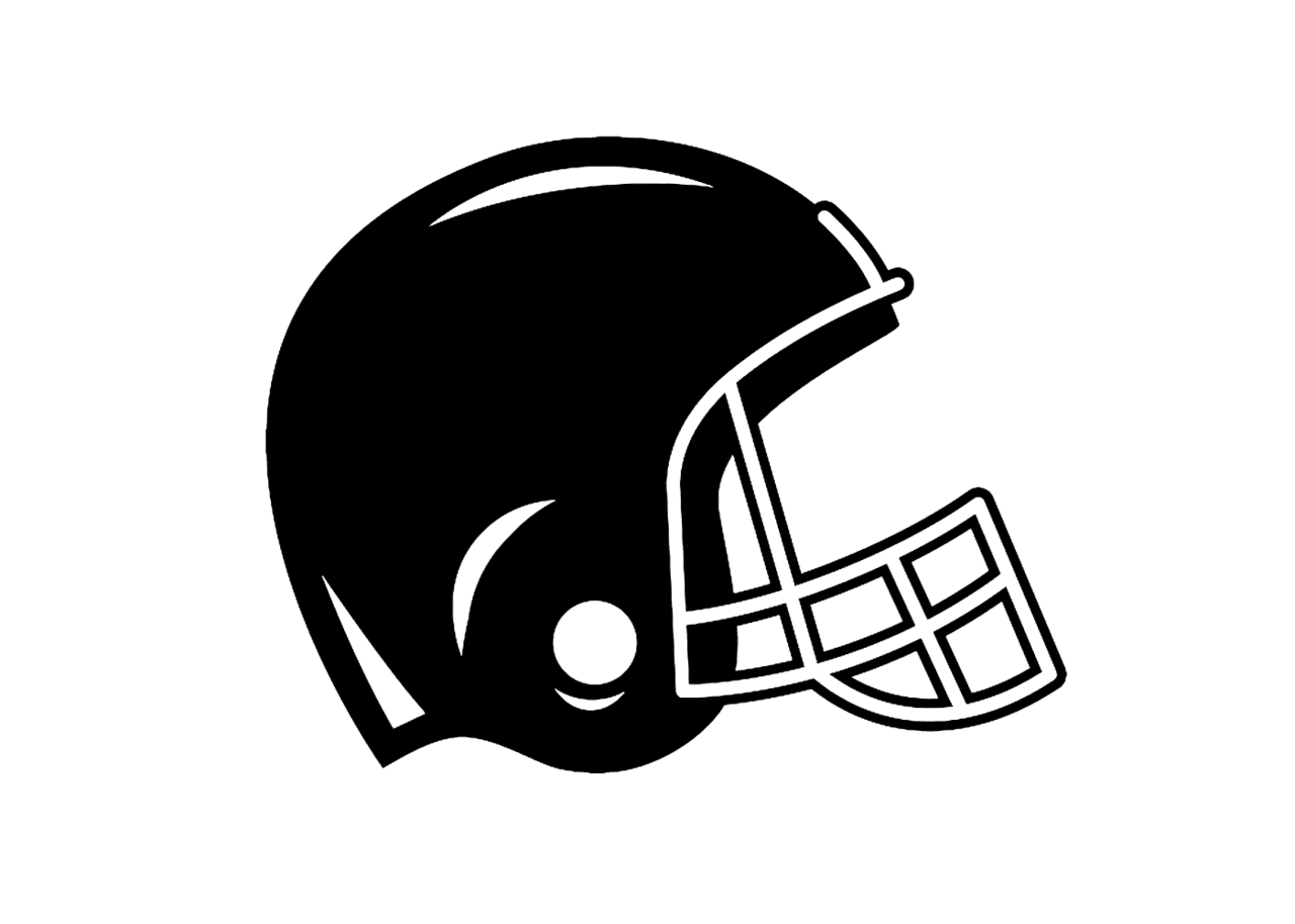 American football helmet photography vector clipart