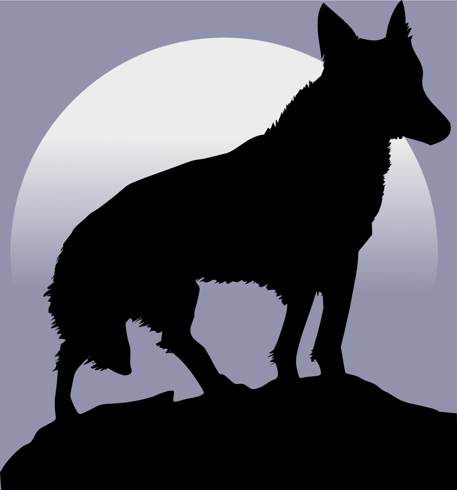 Labels clipart wolf free