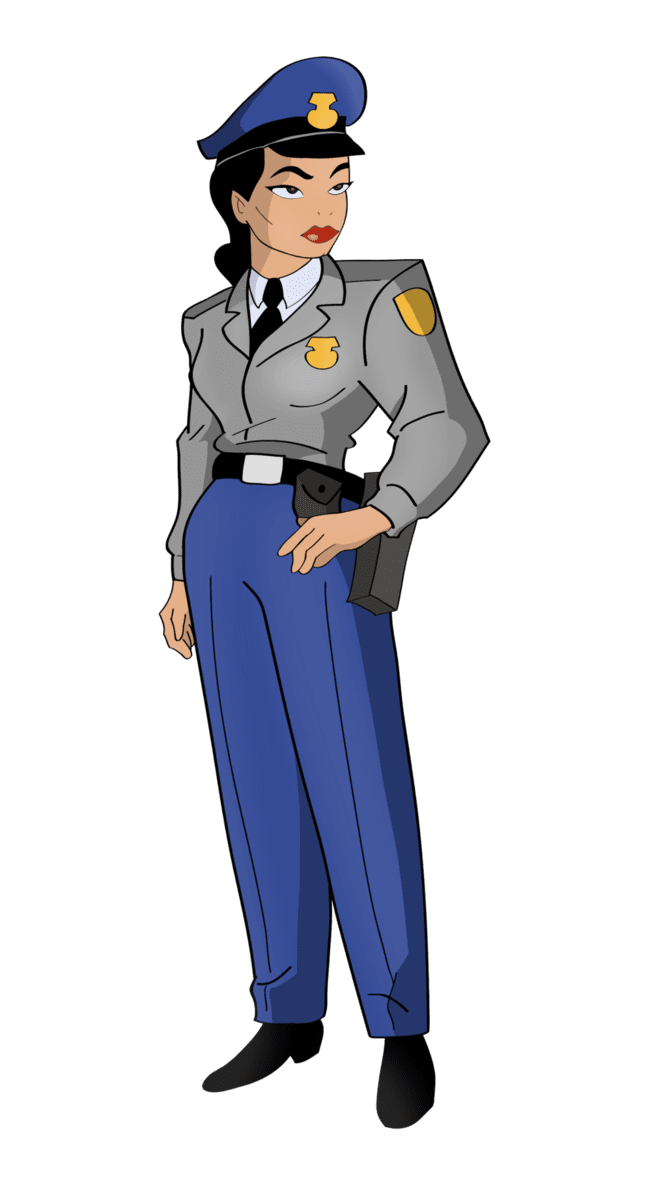 Police renee montoya by dawidarte deviantart clipart background