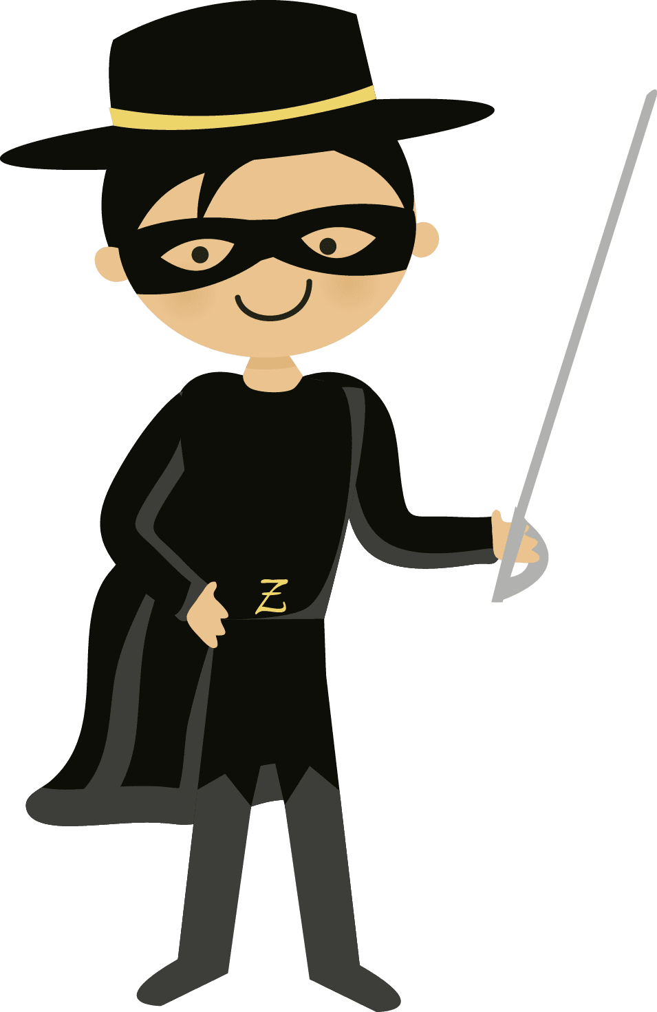 Baby superhero es clipart vector