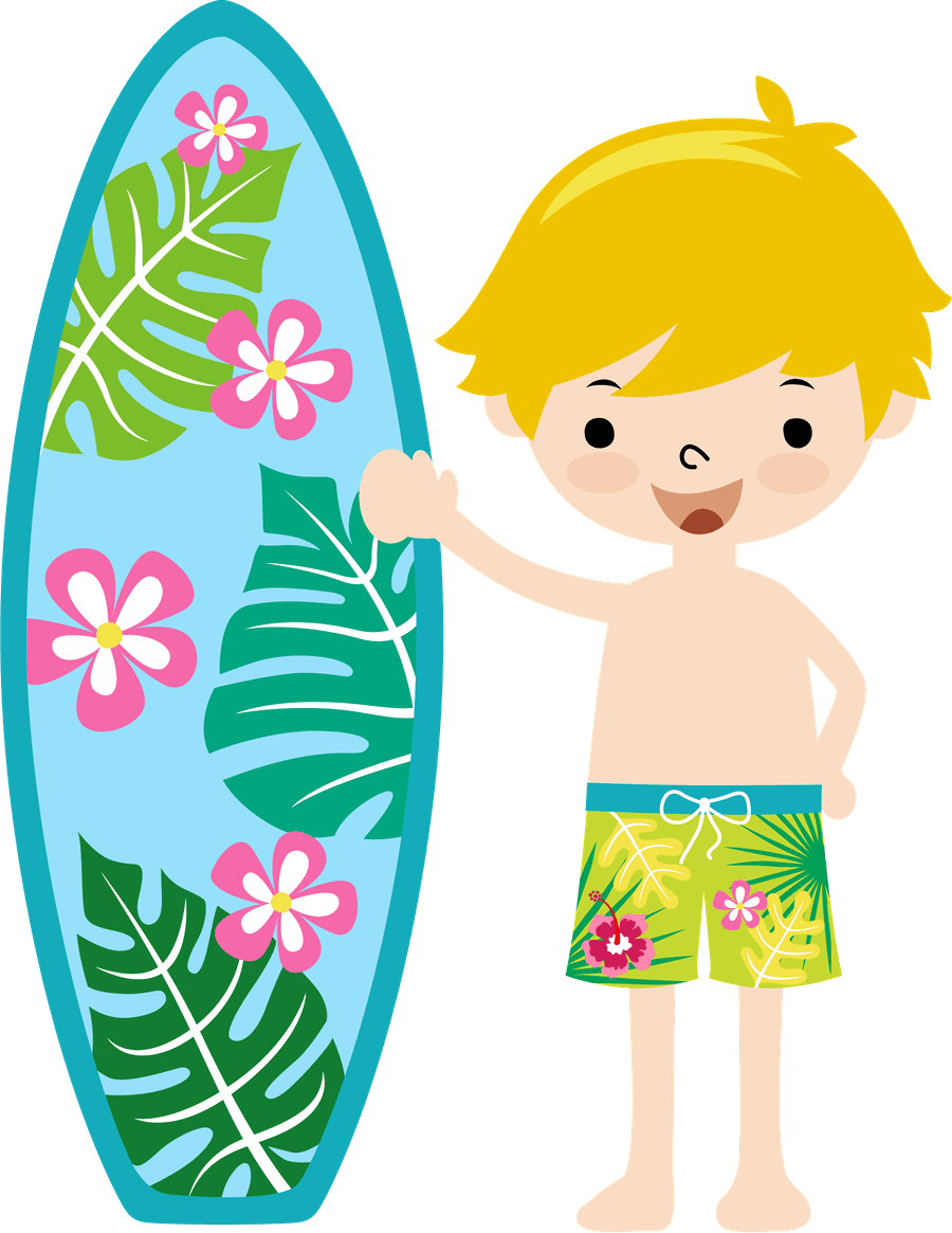 Surfboard pin page clipart photo