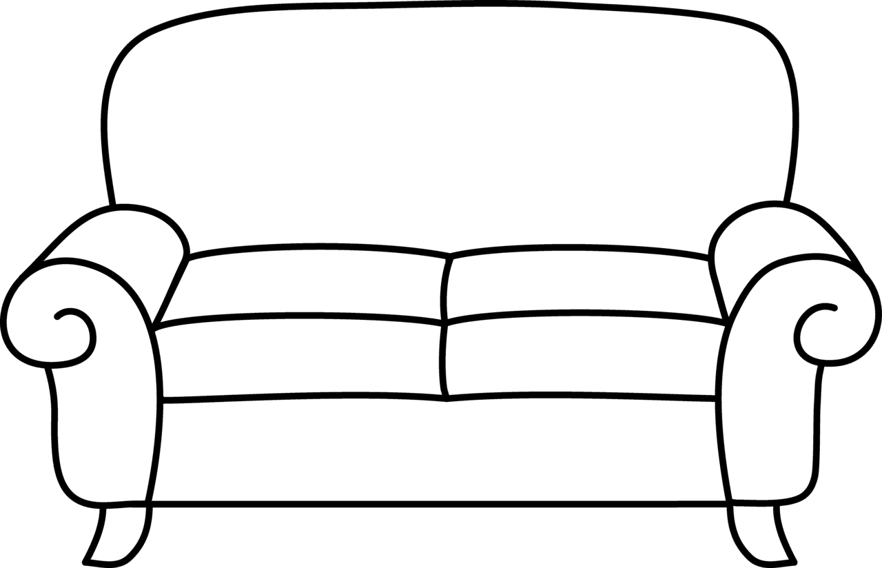 Bedroom living room clipart photo