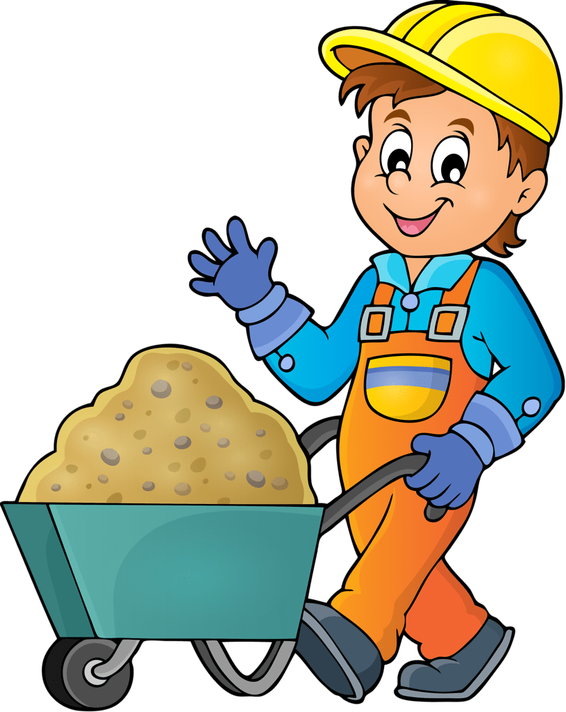 Construction workers clipart image