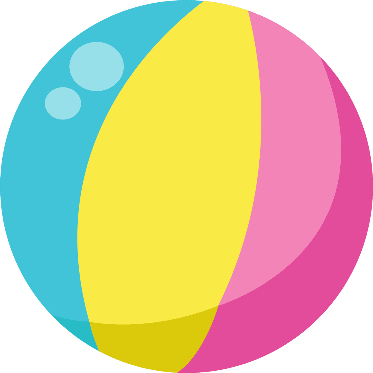 Hd cute beach ball clipart image