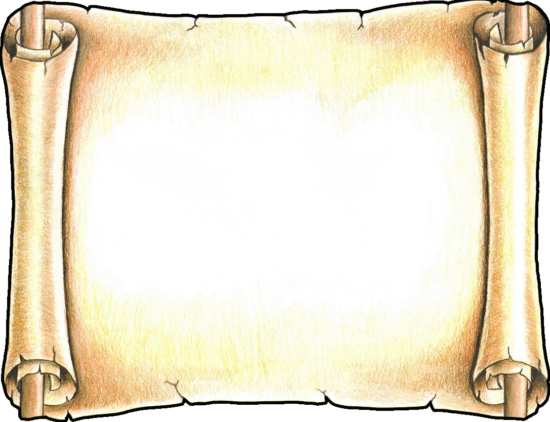 Scroll old message paper roll clipart picture