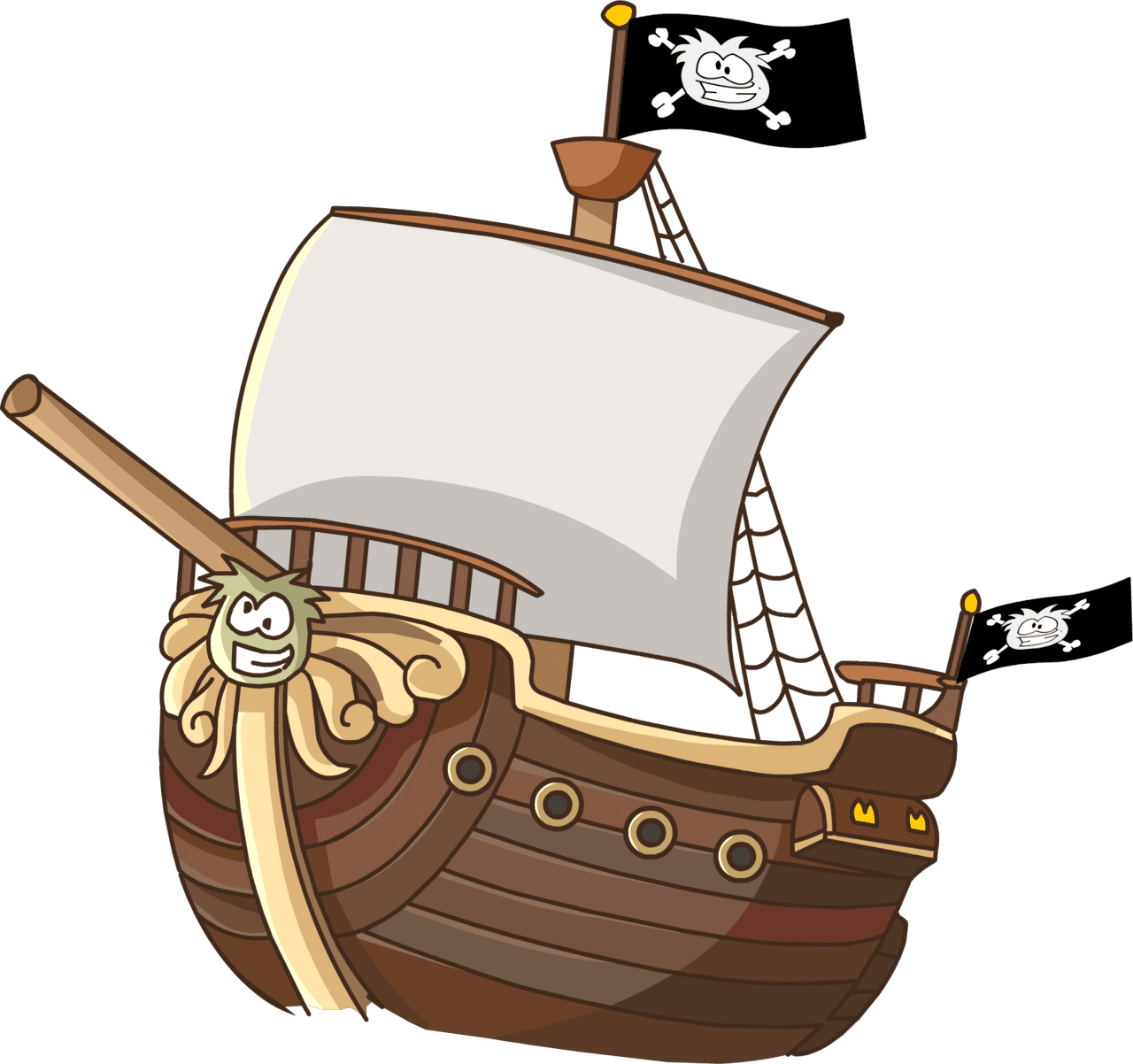 Pirate pin page clipart clip art