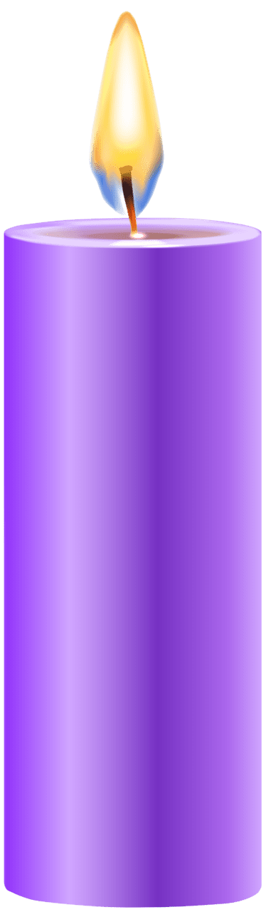 Purple candle clipart best vector