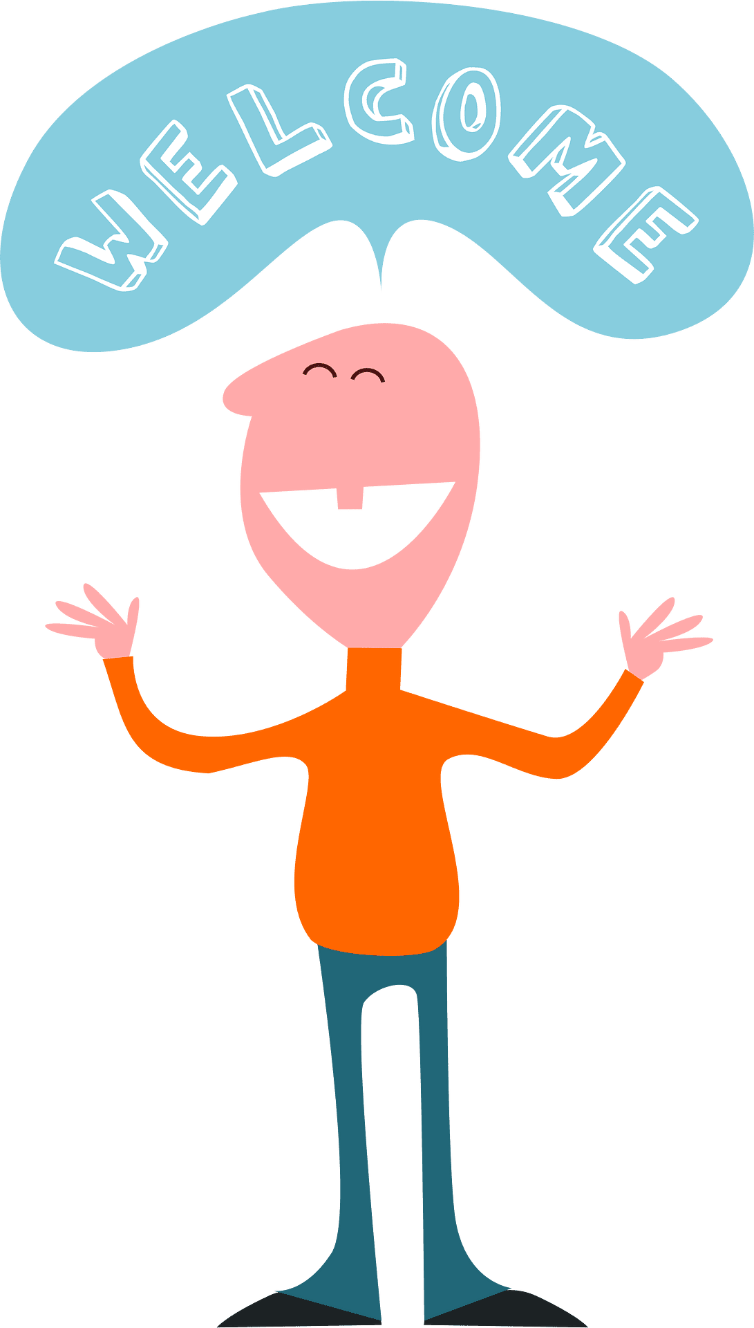 Welcome wel hand vector design cdr ai clip art clipart