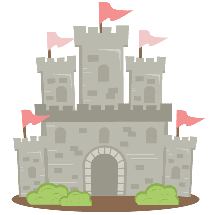 Castle clipart silhouette store free