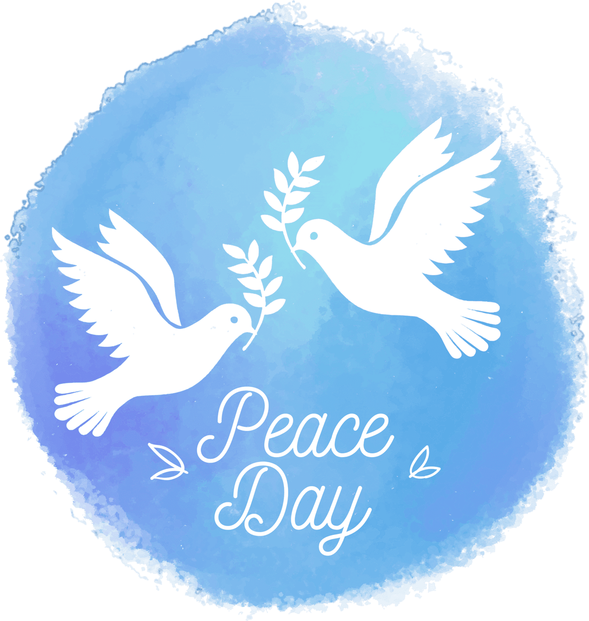 Dove peace day clipart transparent