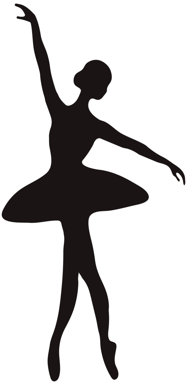 Gymnastics tutu clipart ballerina outline free