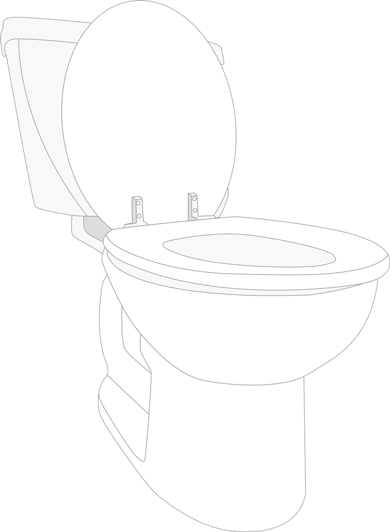 Toilet no background clipart