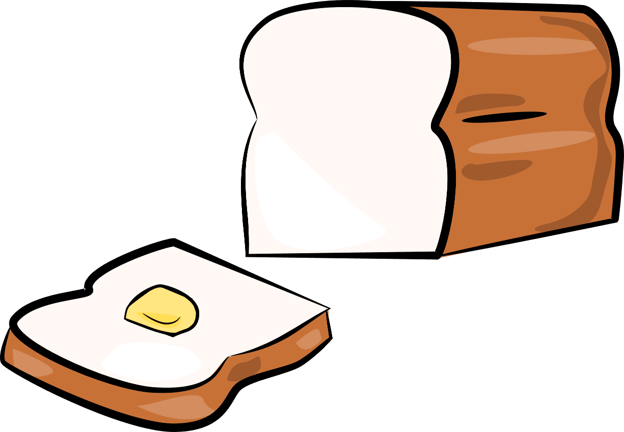 Bread pin page clipart vector