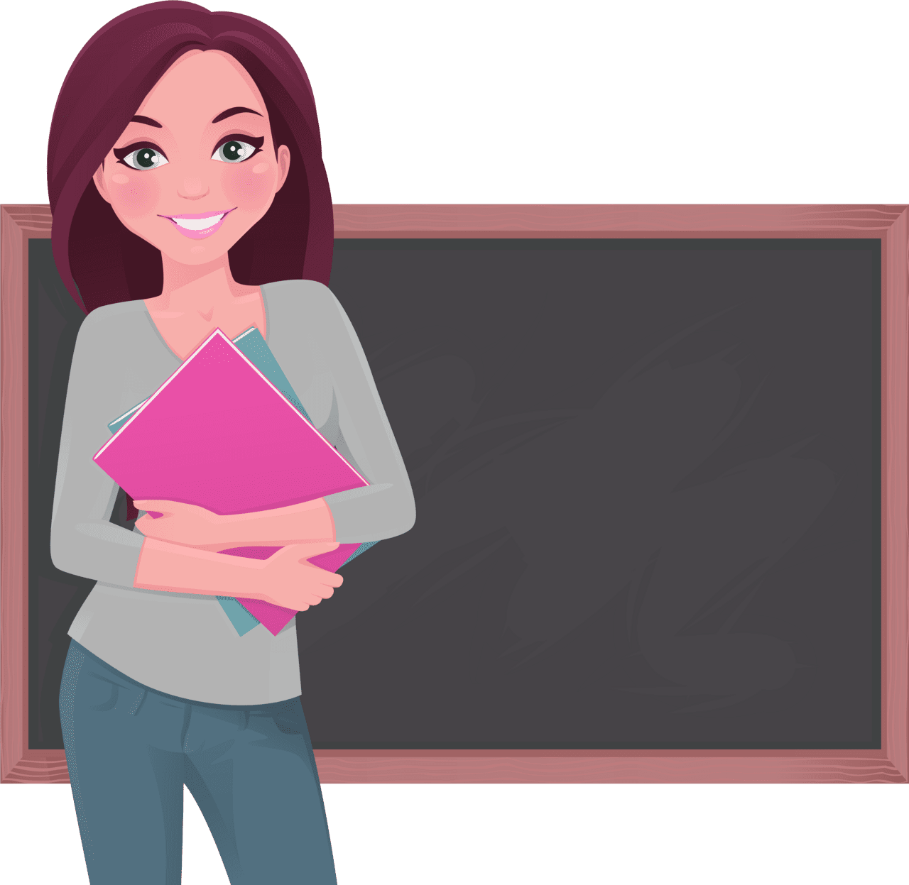 Banner student cartoon classroom decoration teacher clipart large size image