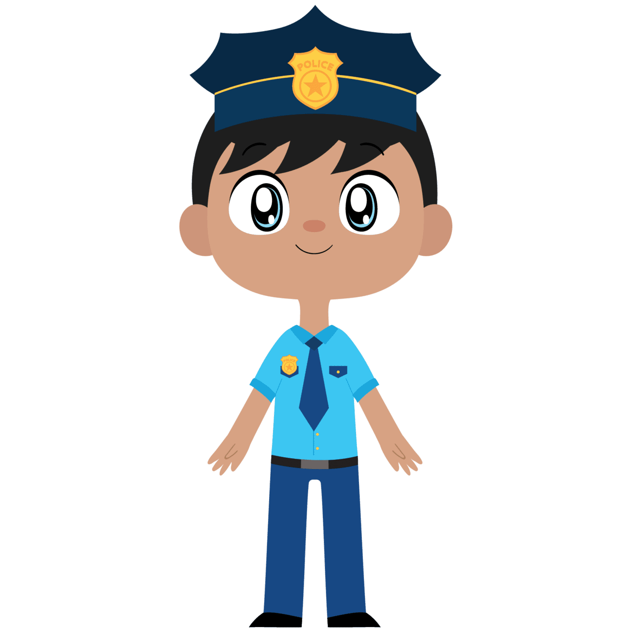 Police pin page clipart image