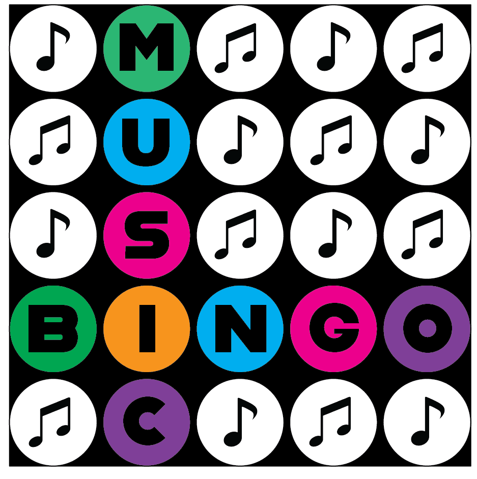 Music bingo banter co brewing clipart background