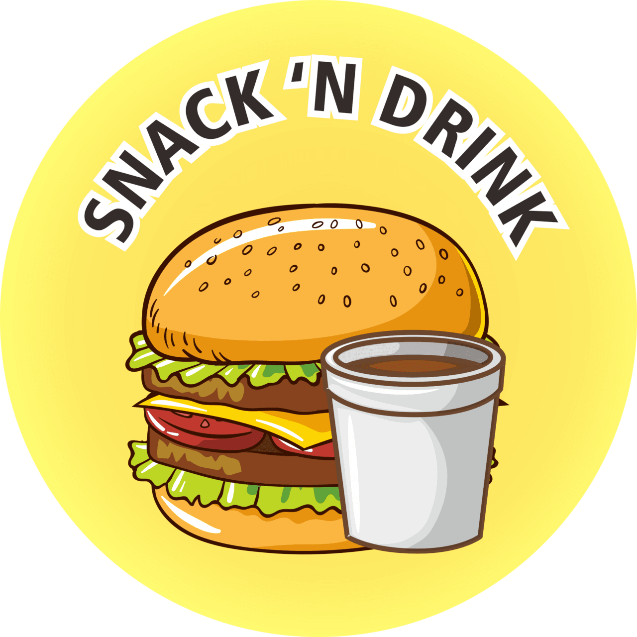 Logo snack drink clipart