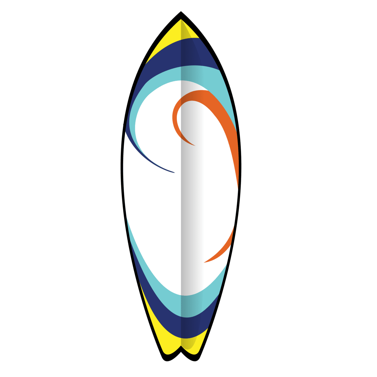 Surfboard clipart images