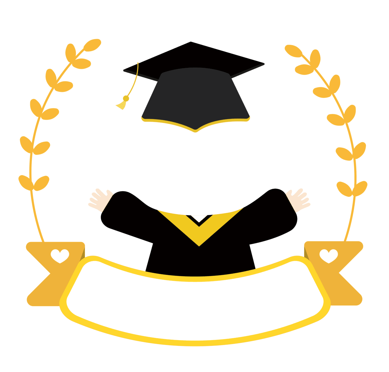 Graduation hat page clipart free 2