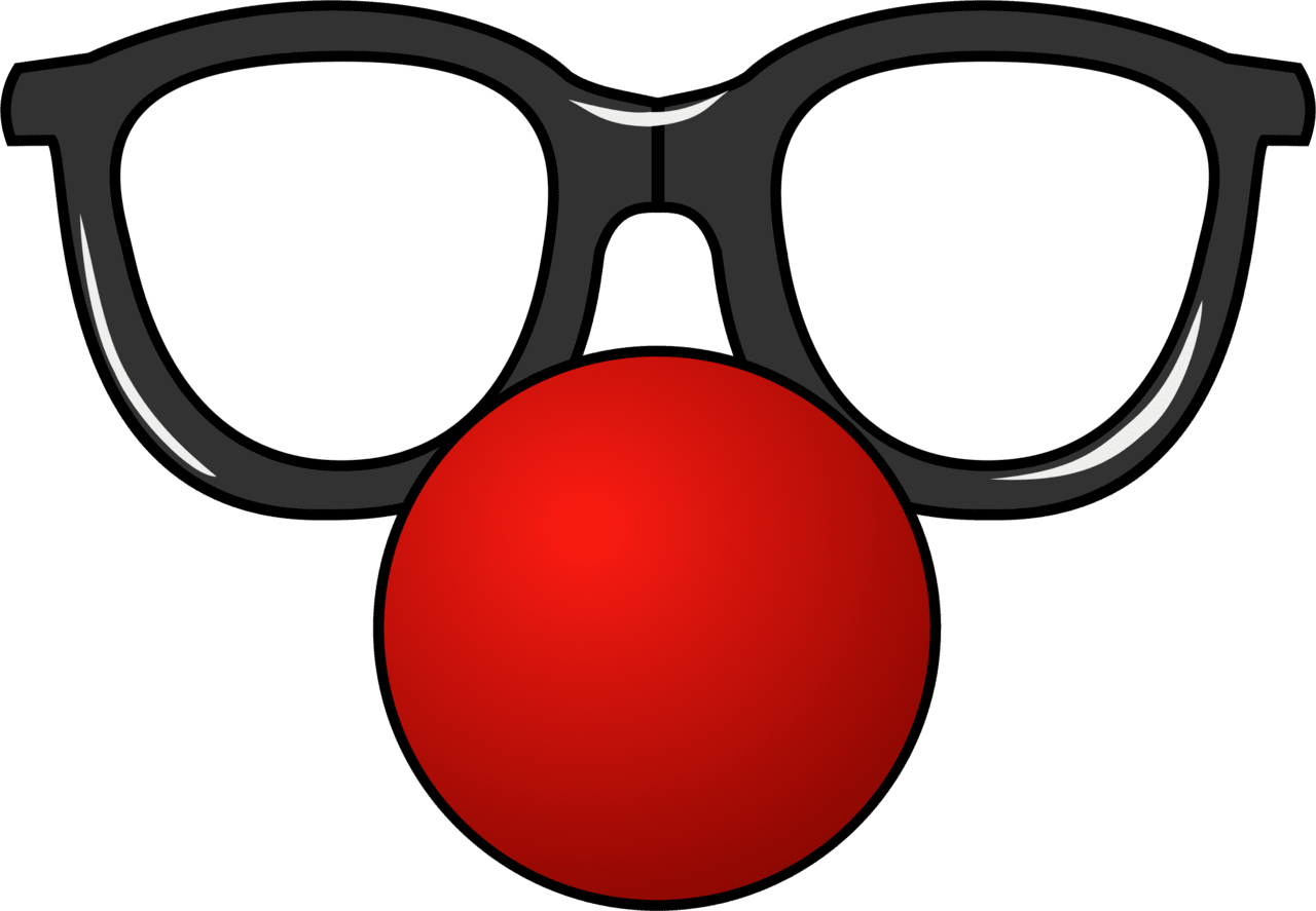 Nose funny glasses clipart transparent