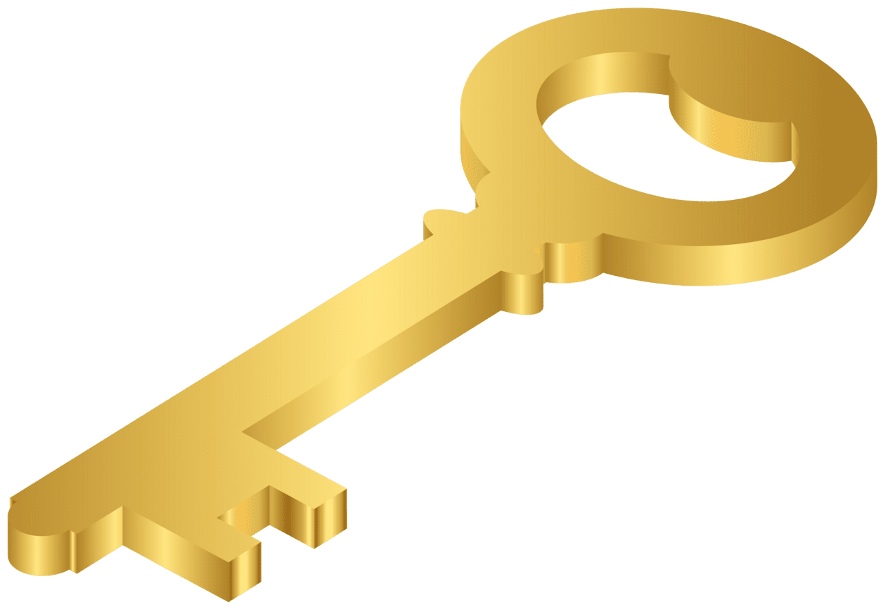 Gold key clipart best logo