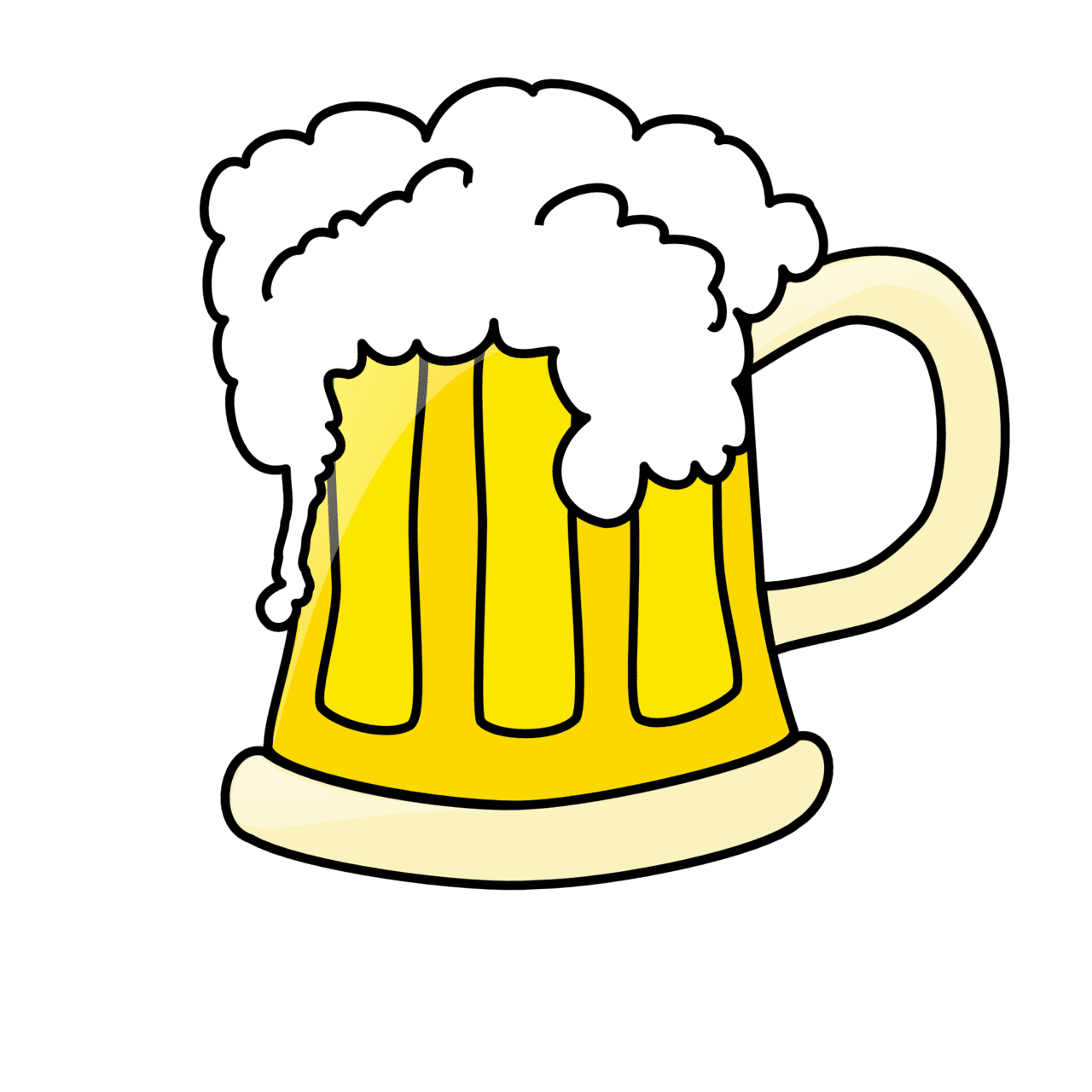 Beer mugs clipart transparent