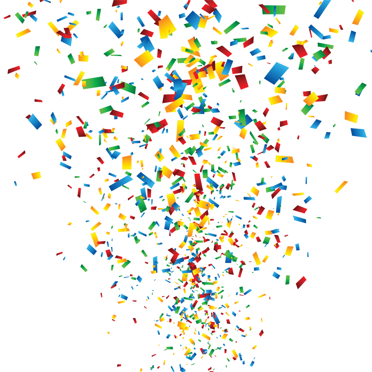 Confetti confeti clipart transparent