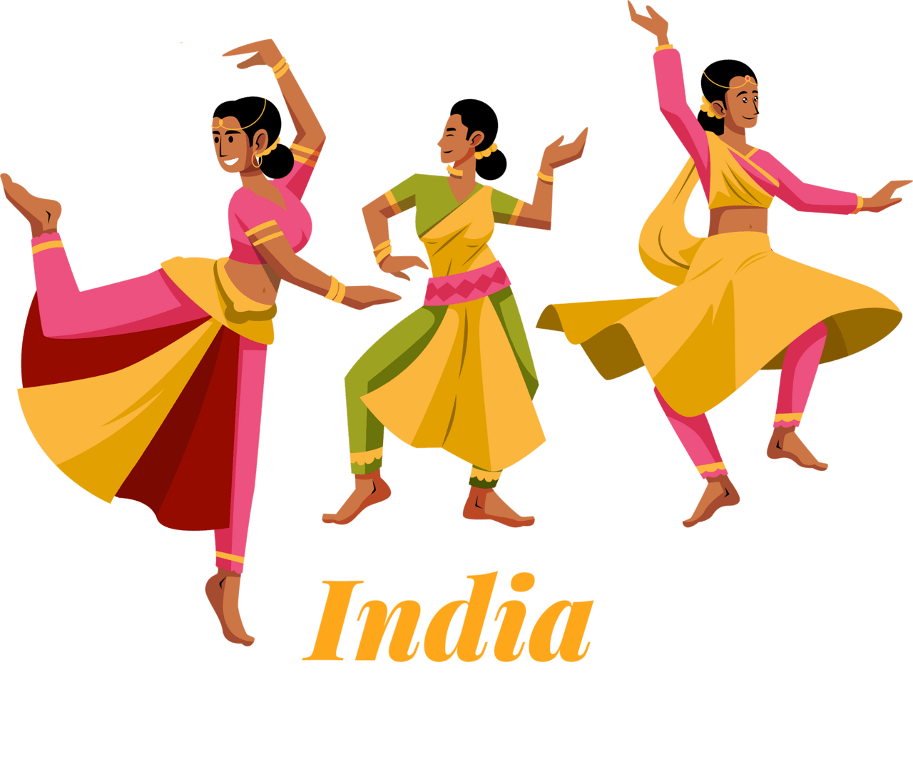 Dancer th dependence day shape clipart clip art