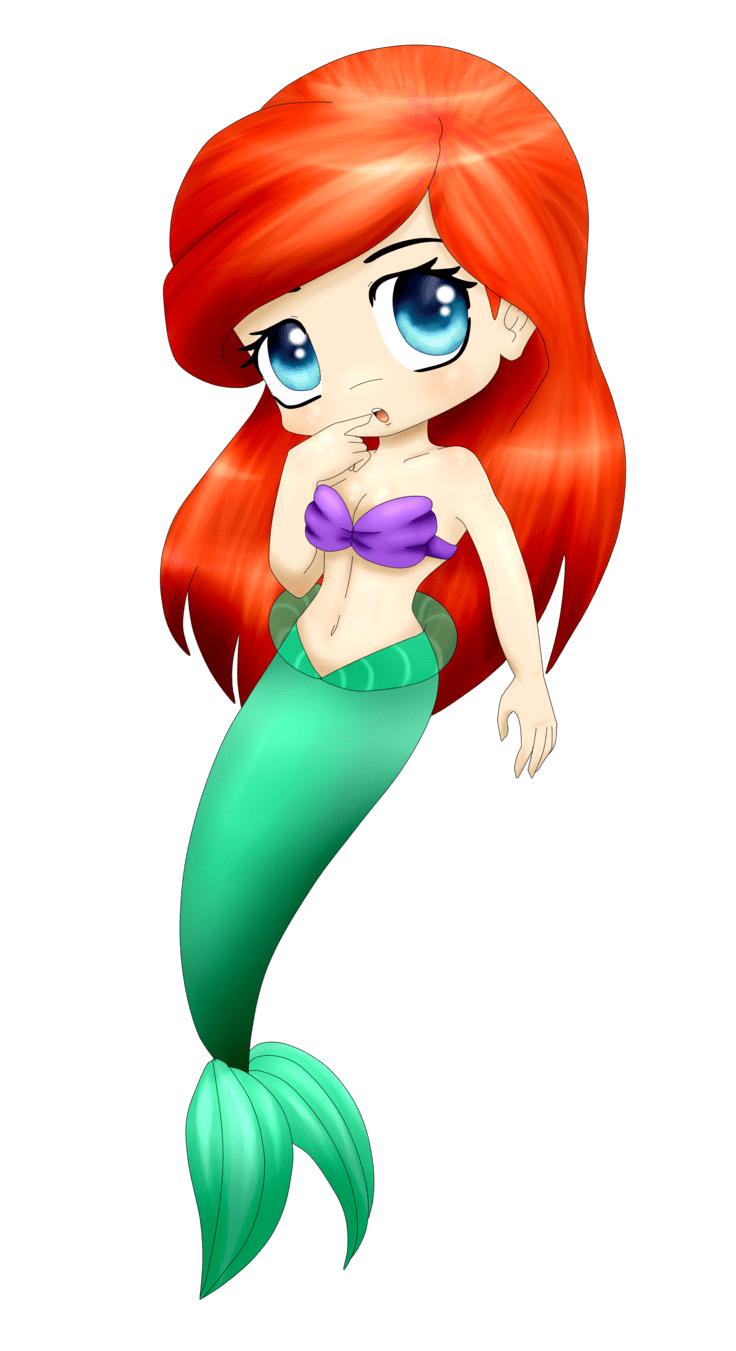 Mermaid pequena sereia crian digital gr tis clipart vector