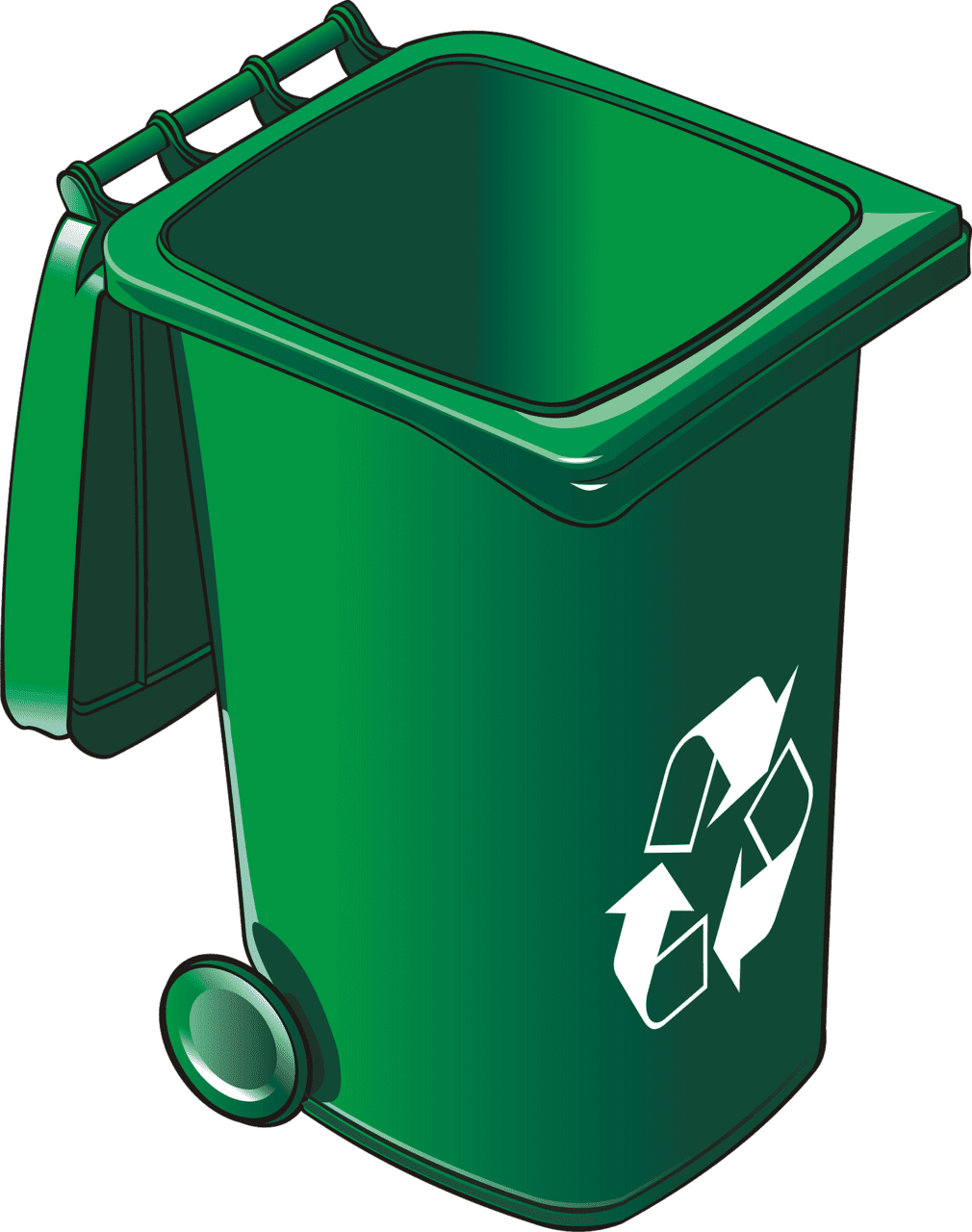 Trash can clipart clip art 2