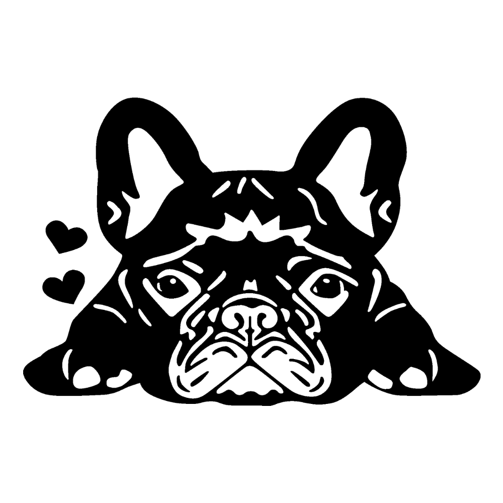 Vinilo decorativo bulldog franc clipart image