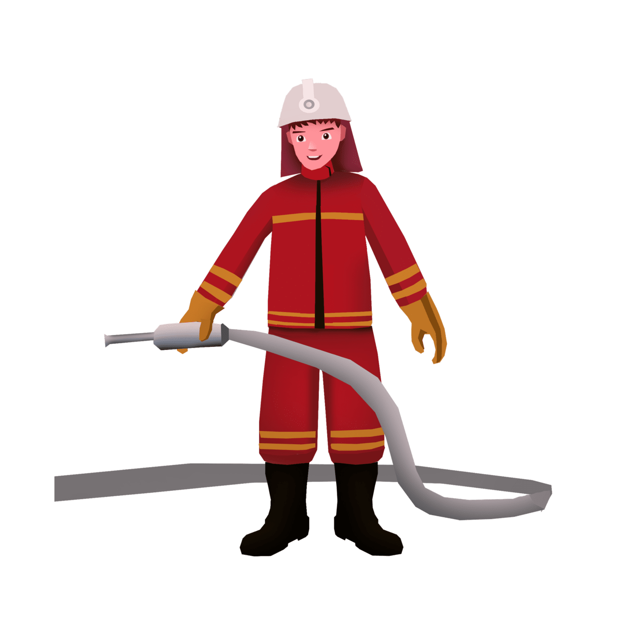 Hand painted firefighter paint painting fire fighting hd image and clipart for