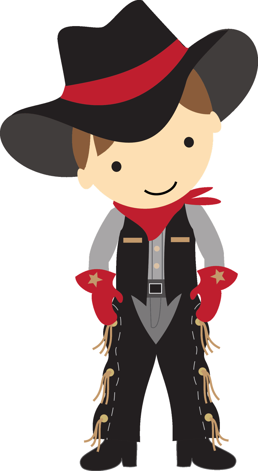 Cowboy pin page clipart clip art