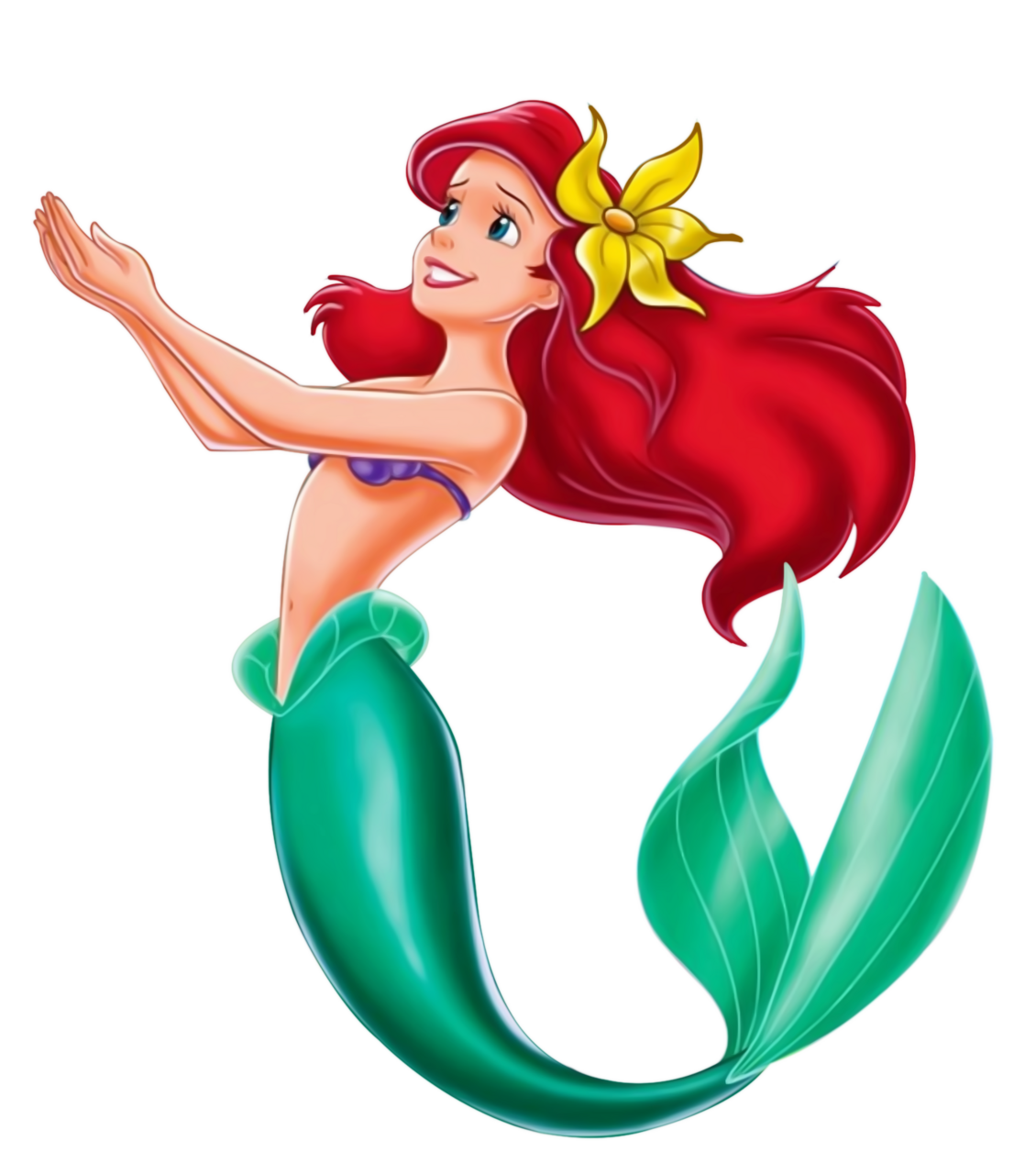 Mermaid pin page clipart vector