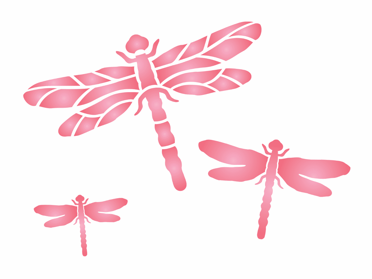 Dragonfly stencil summer dragonflies garden insect bug art yard diy signs clipart background