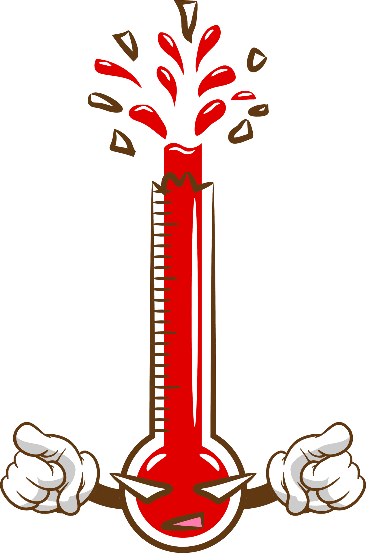 Thermometer graphic clipart design image