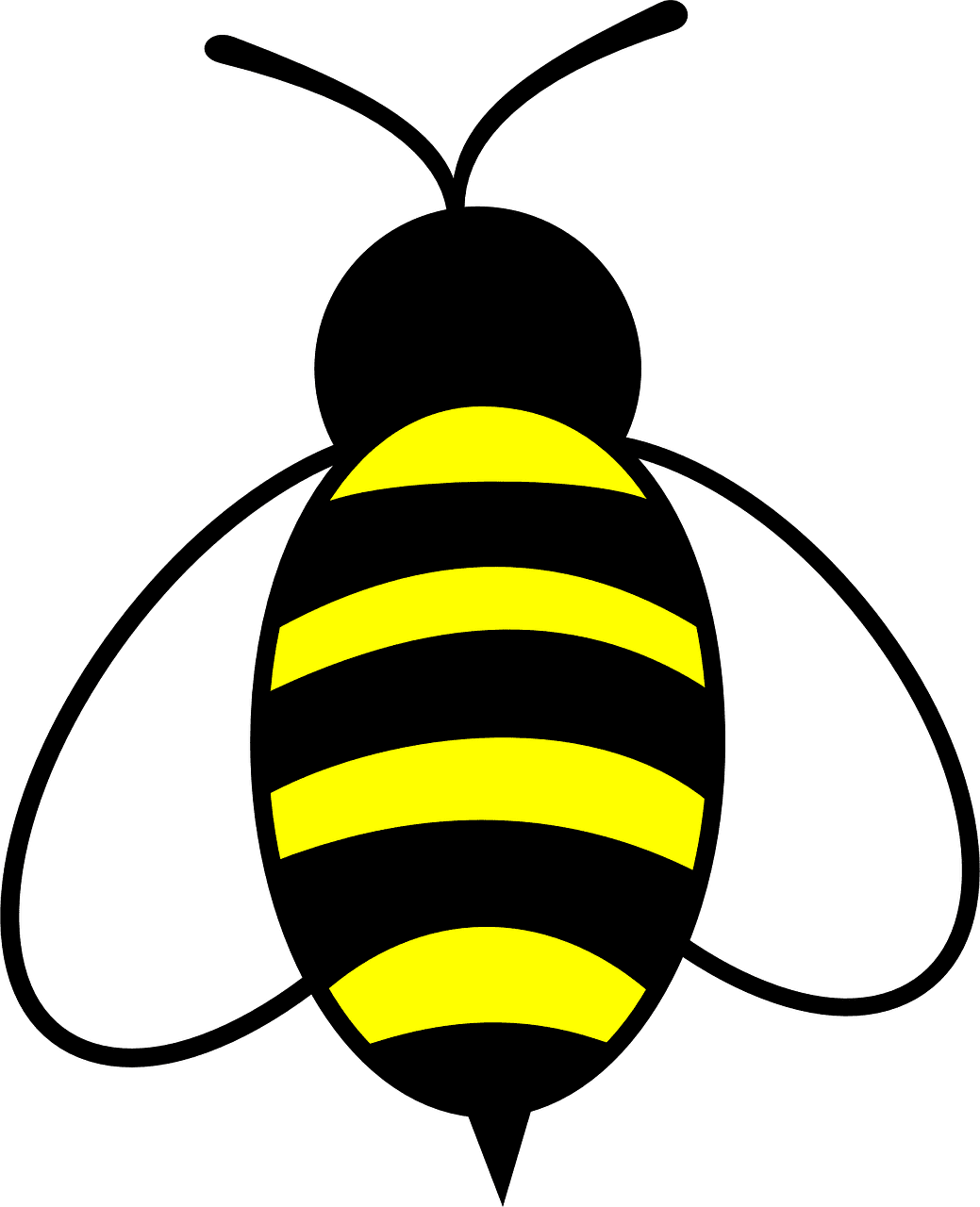 Bumblebee honey bee bug vector graphic clipart