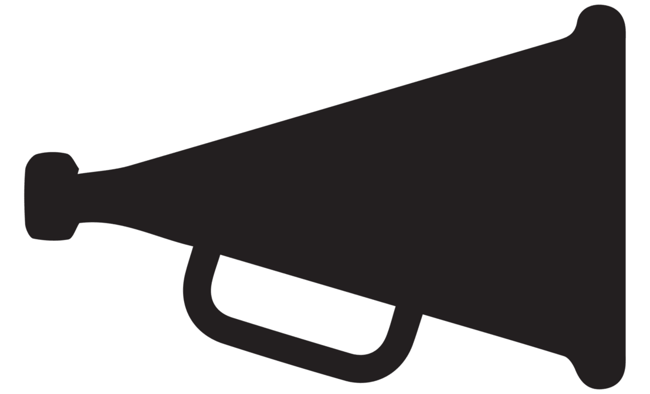 Cheer megaphone for clipart photo