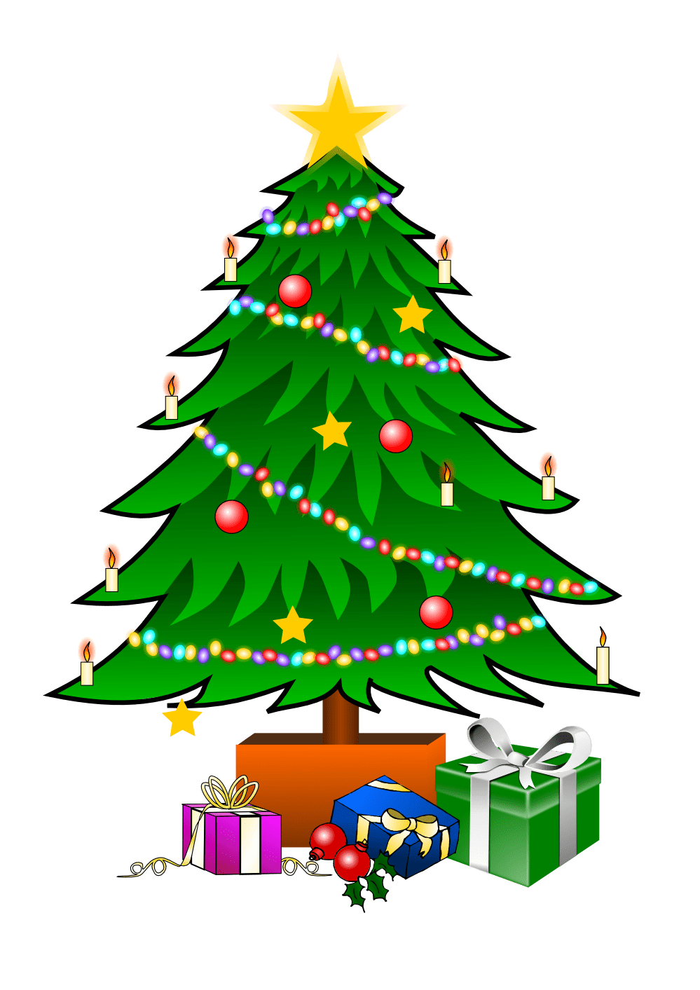 Christmas lights clipart images 2