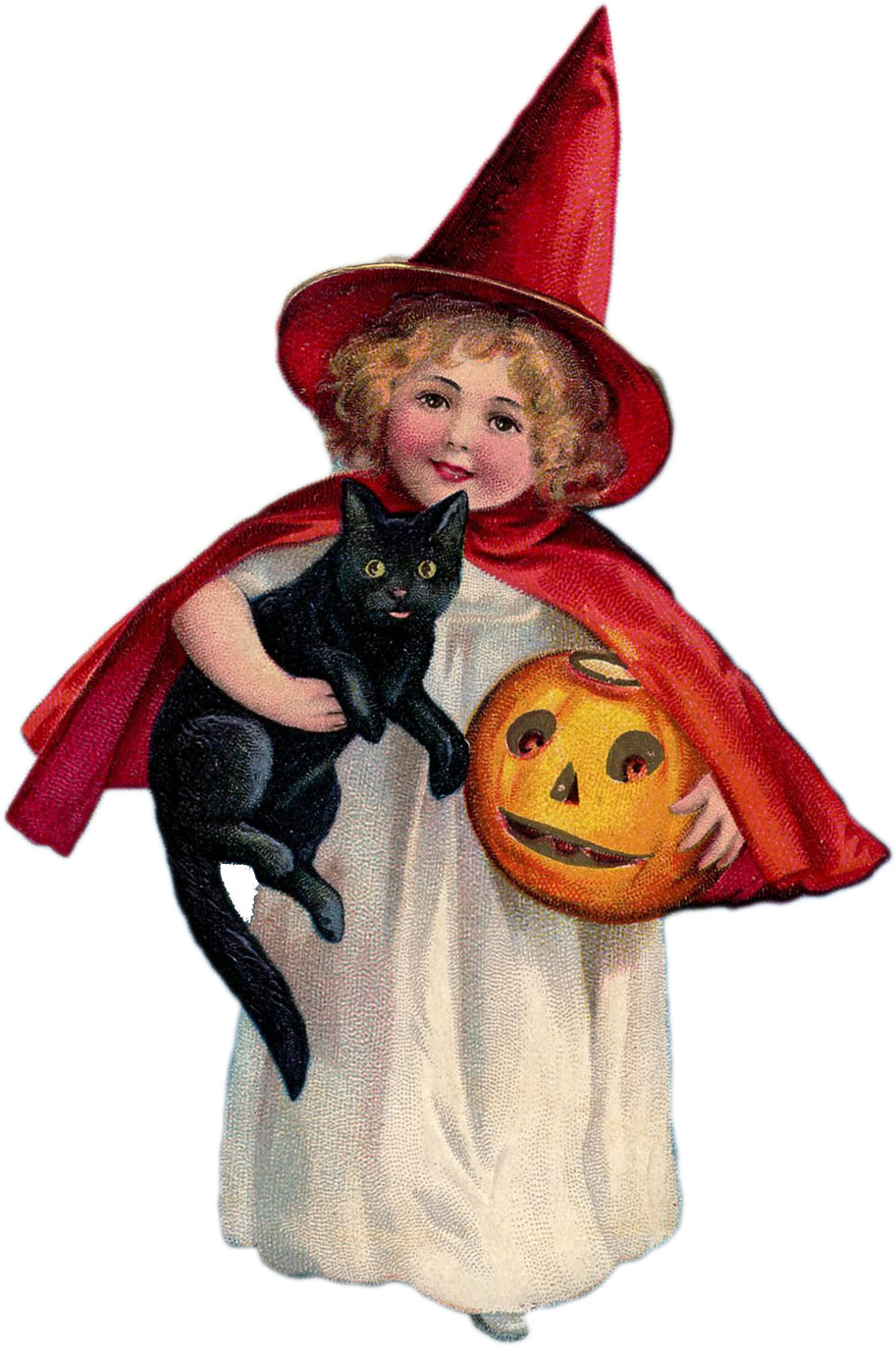 Vintage halloween witch printables printablee clipart transparent