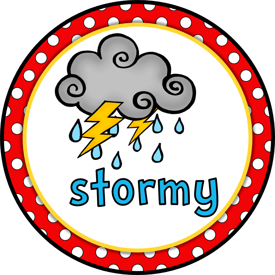 Rain dr seuss weather board clipart photo