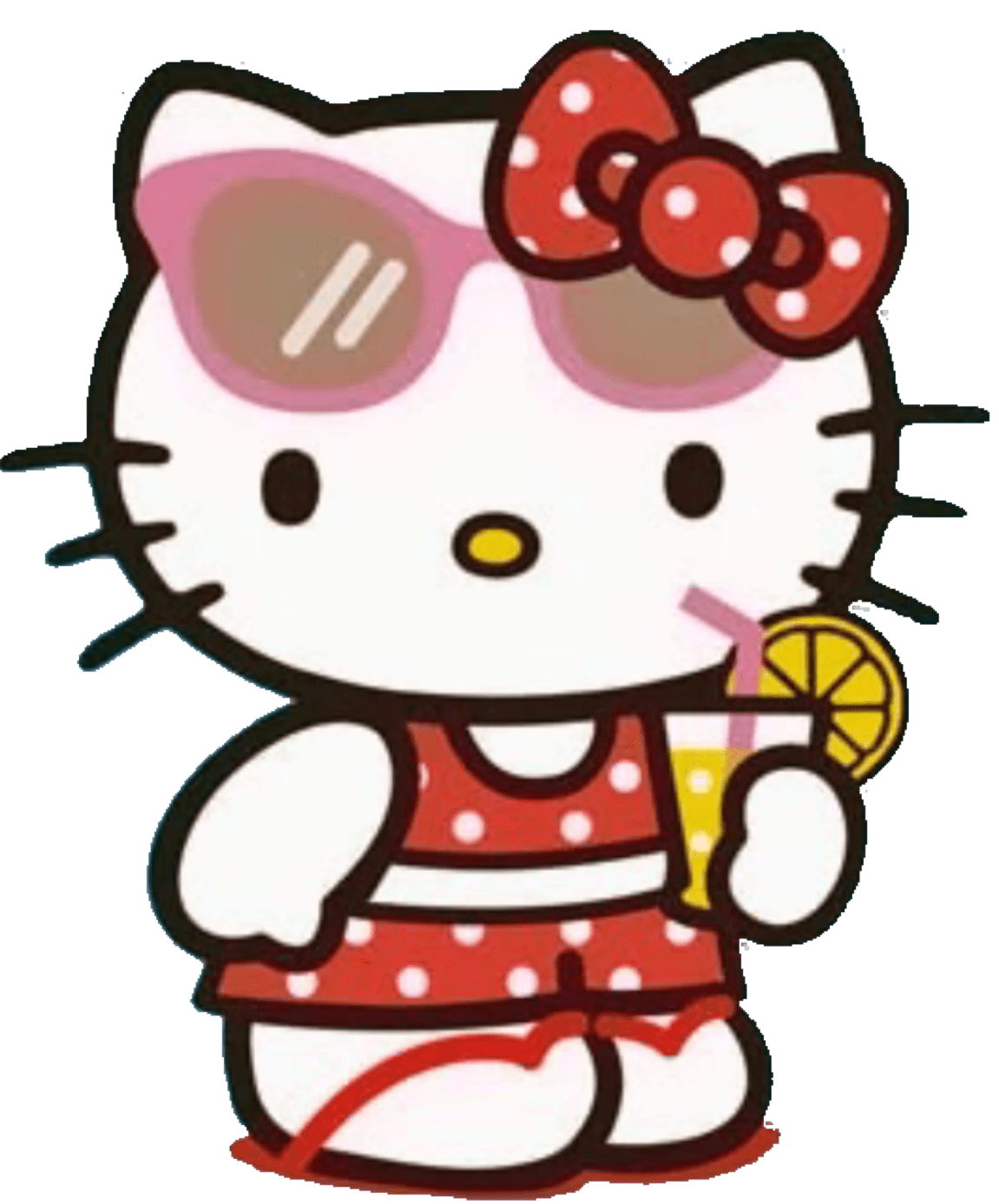 Hello kitty pin page clipart clip art 2