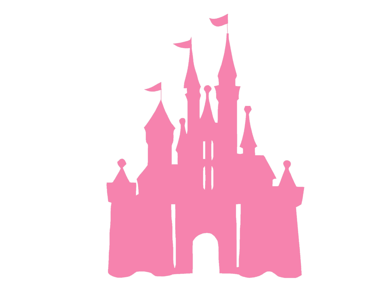 Castle pin page clipart vector