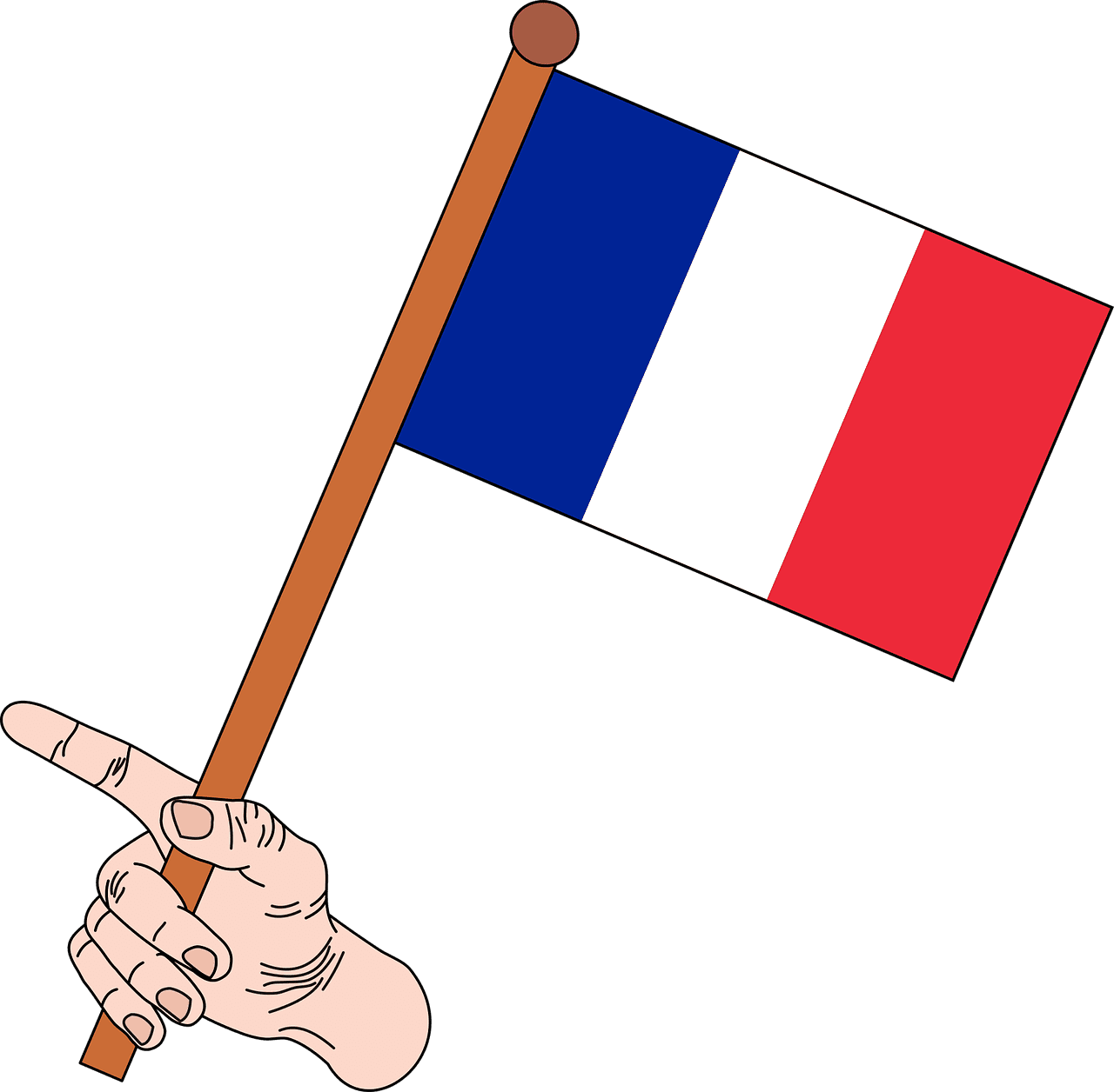 Flag of france graphics national colors image from clipart
