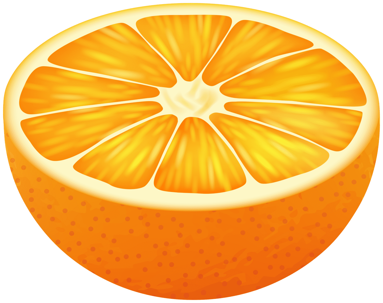 Half orange image high quality images and clipart