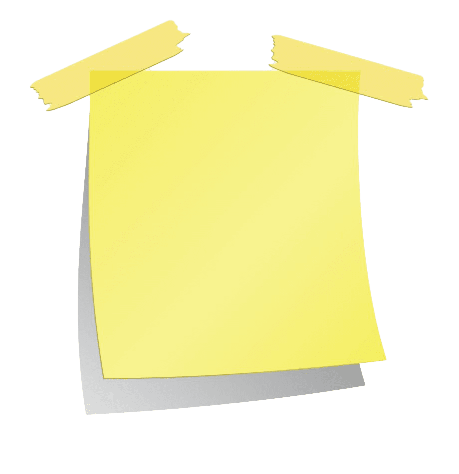 Reminder sticky note images clipart 3