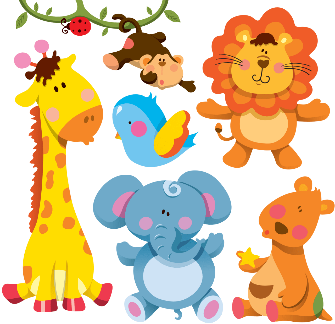 Zoo giraffe animals rtoon animal image clipart fre