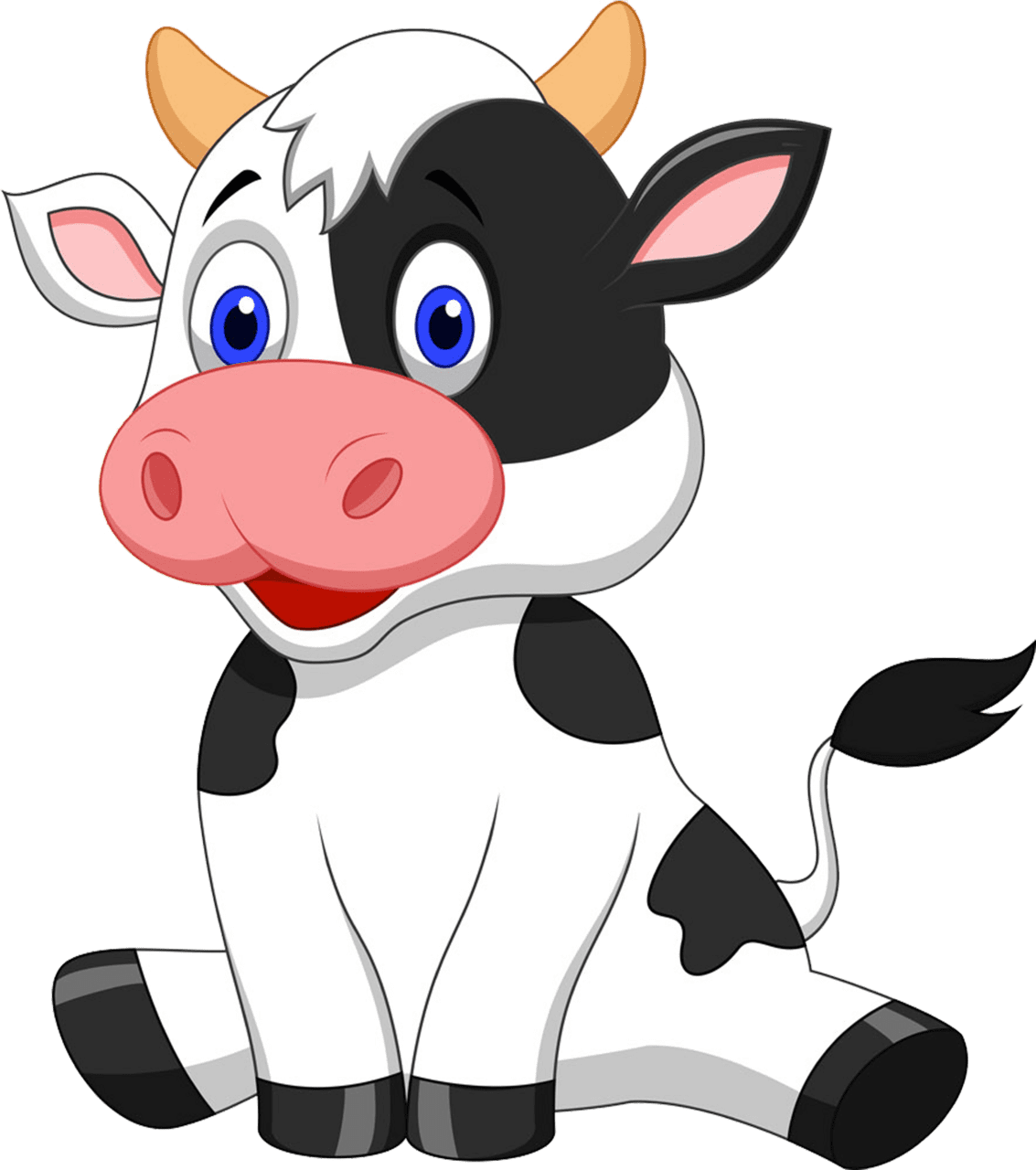 Farm cattle cartoon photography background cow clipart